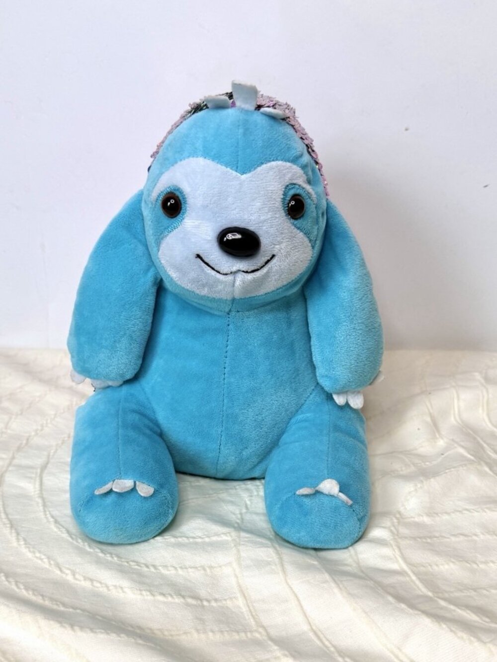 Faber-Castell Creativity For Kids Reversible Sequin Sloth Plush Stuffed Animal
